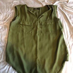 Army Green tank top